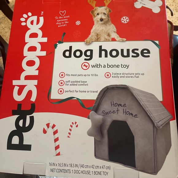 Plush dog house